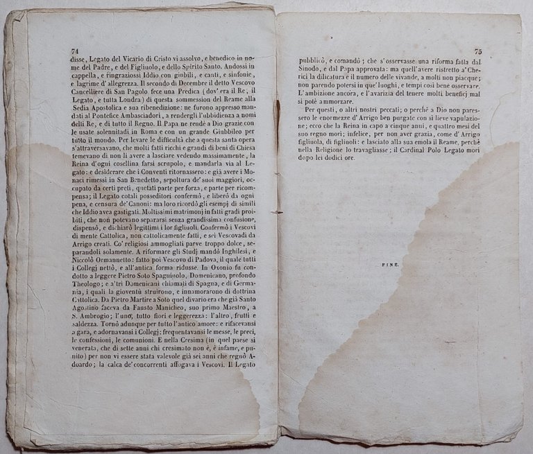 Bernardo Davanzati Istoria dello scisma d'Inghilterra Tipografia della Minerva Ticinese … | Immagine Gallery 9