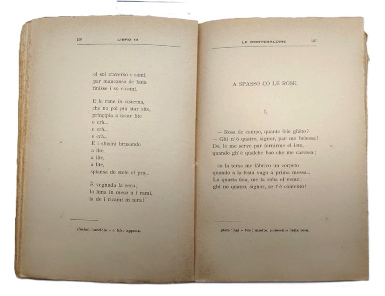 Berto Barbarani I due canzonieri 11° migliaio 1917 Apollonia