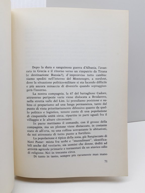 Berto Minozzi Alpini racconti in prima persona Cavallotti 1979