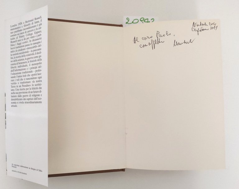 Bertrand Russell Saggi scettici Longanesi 1° edizione 2011 | Immagine Gallery 2