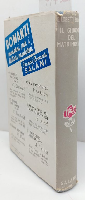 Betty Bodoni Il giuoco del matrimonio Salani 1930 c.a. | Immagine Gallery 2