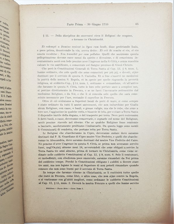 Biblioteca Bio Bibliografica Della Terra Santa Atti Del P. Lorenzo …