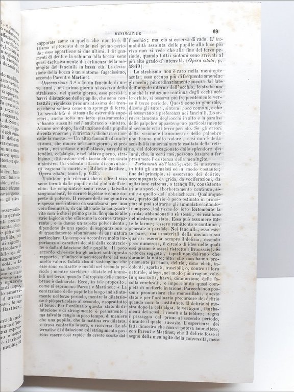 Biblioteca del medico pratico tomo IV e V Malattie dei …