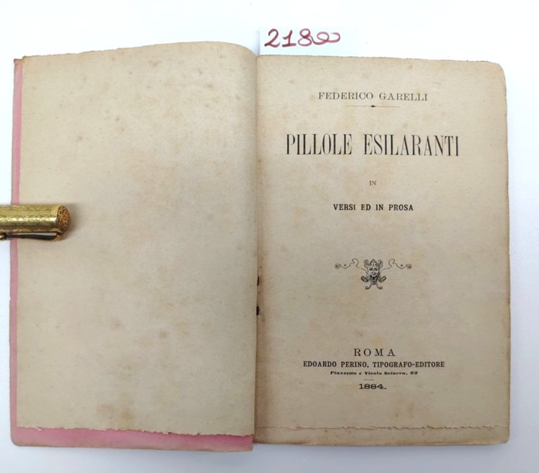 Biblioteca umoristica F. Garelli Pillole esilaranti in versi e in … | Immagine Gallery 3