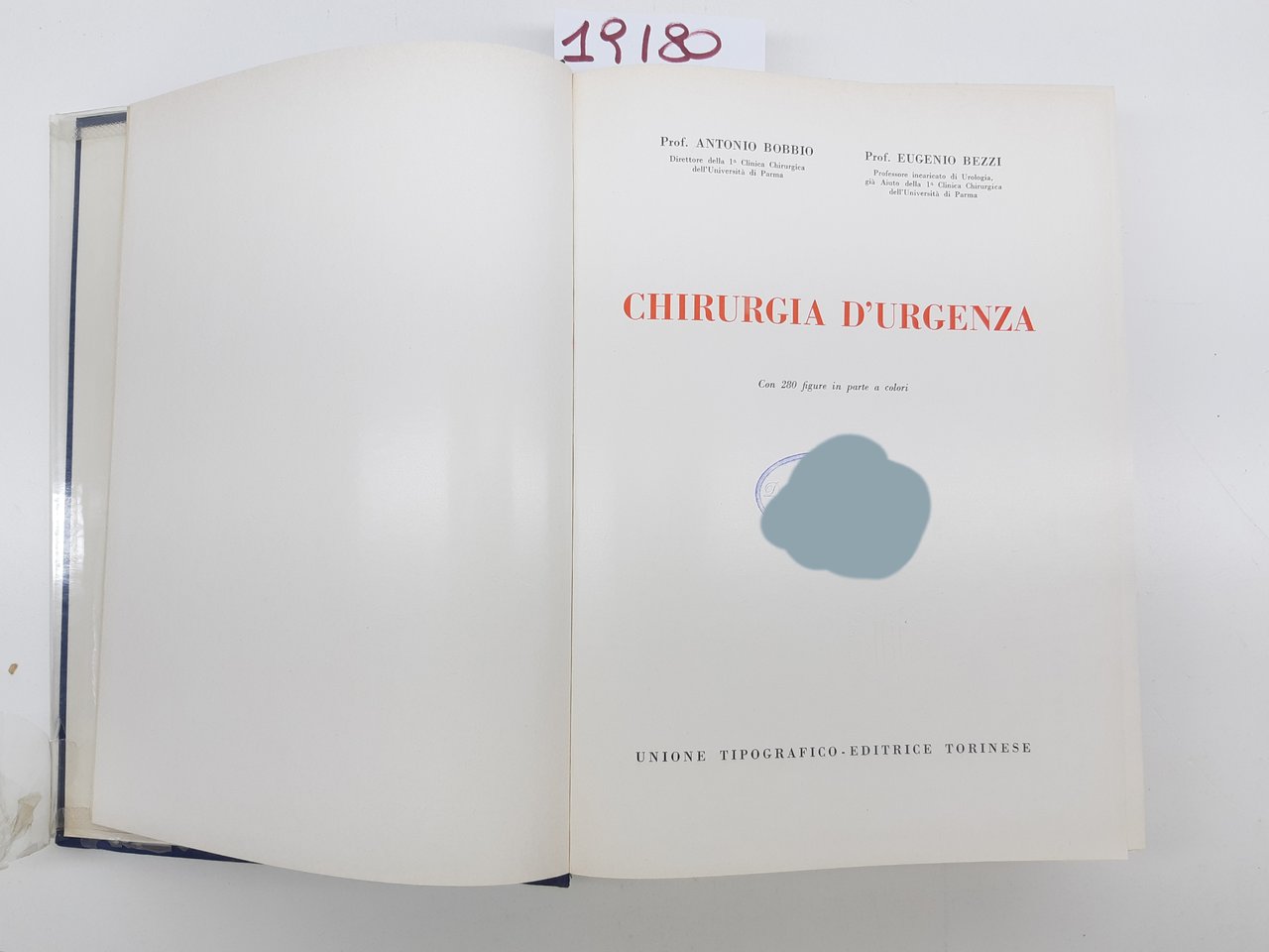 Bobbio Bezzi Chirurgia d'urgenza UTET 1968