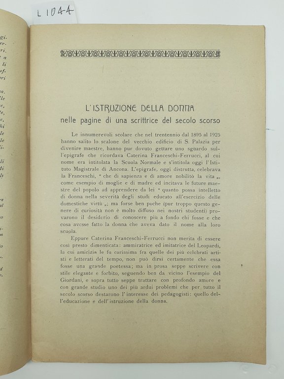 Bollettino del R. Provveditorato agli studi di Ancona gennaio 1926 … | Immagine Gallery 2