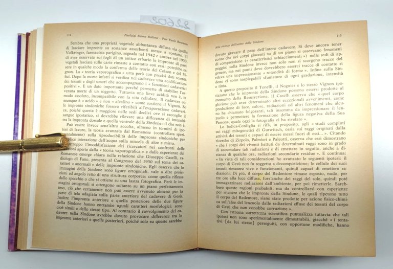 Bollone Benedetto Alla ricerca dell'uomo della Sindone Mondadori 1° ed. …