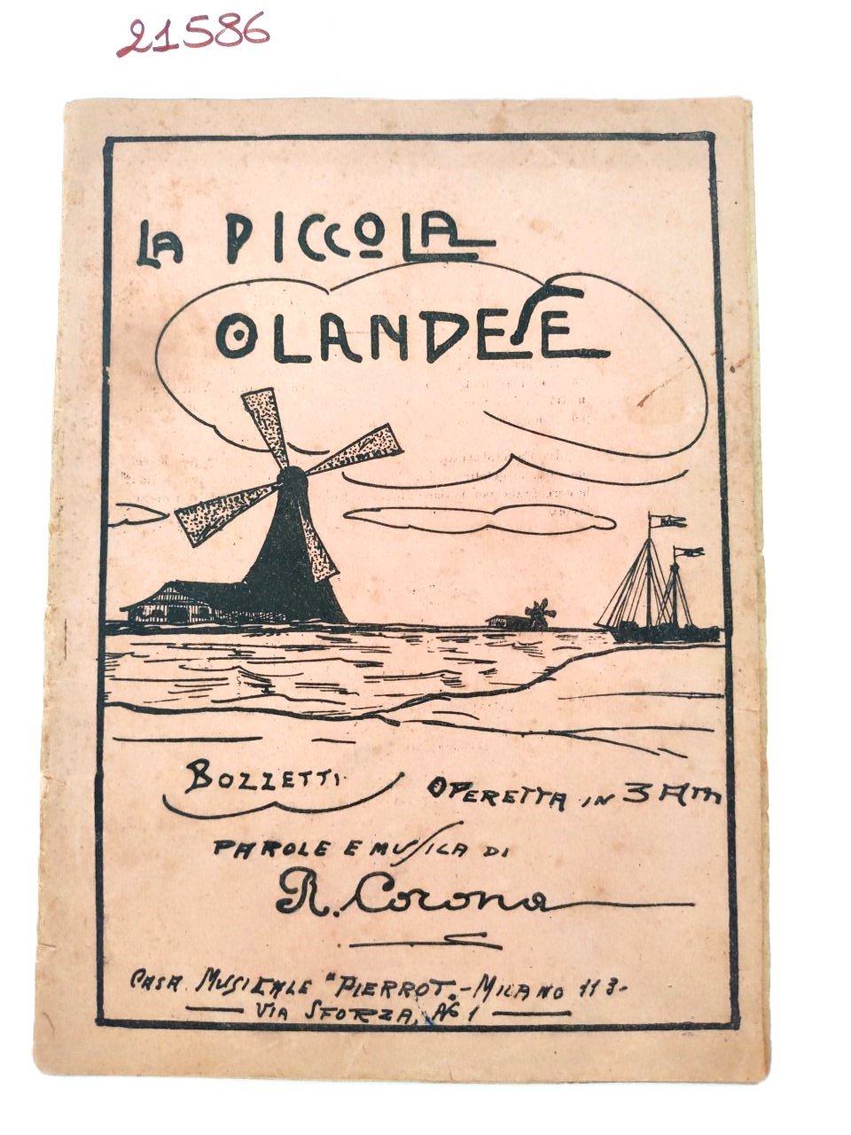 Bozzetti per costumi operetta La piccola olandese opera in tre …