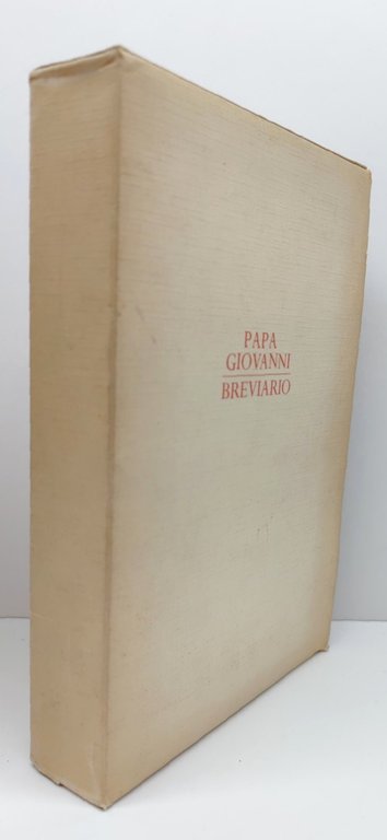 Breviario di Papa Giovanni pensieri per ogni giorno dell'anno Garzanti …