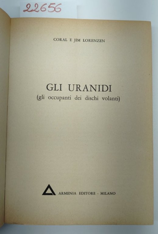 C. & J. Lorenzen Gli uranidi Armenia 1973