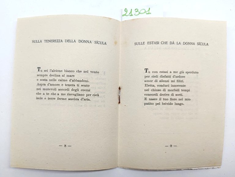 C. O. Cochetti Il poemetto della donna Sicula edizioni Pagine …