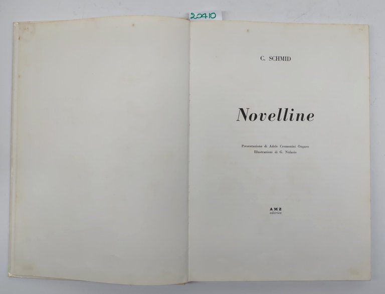 C. Schmid Novelline AMZ editrice 1968