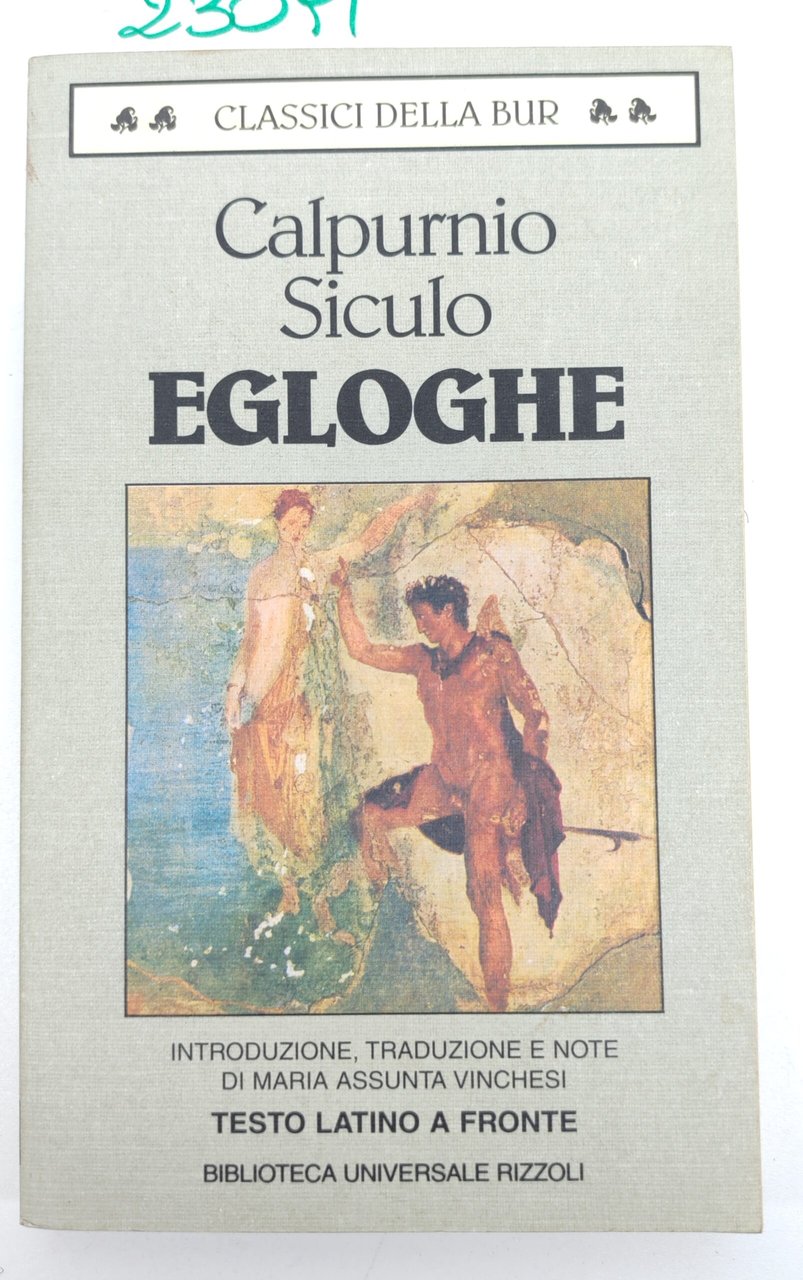 Calpurnio Siculo Egloghe BUR Rizzoli 1° edizione 1996 | Immagine principale