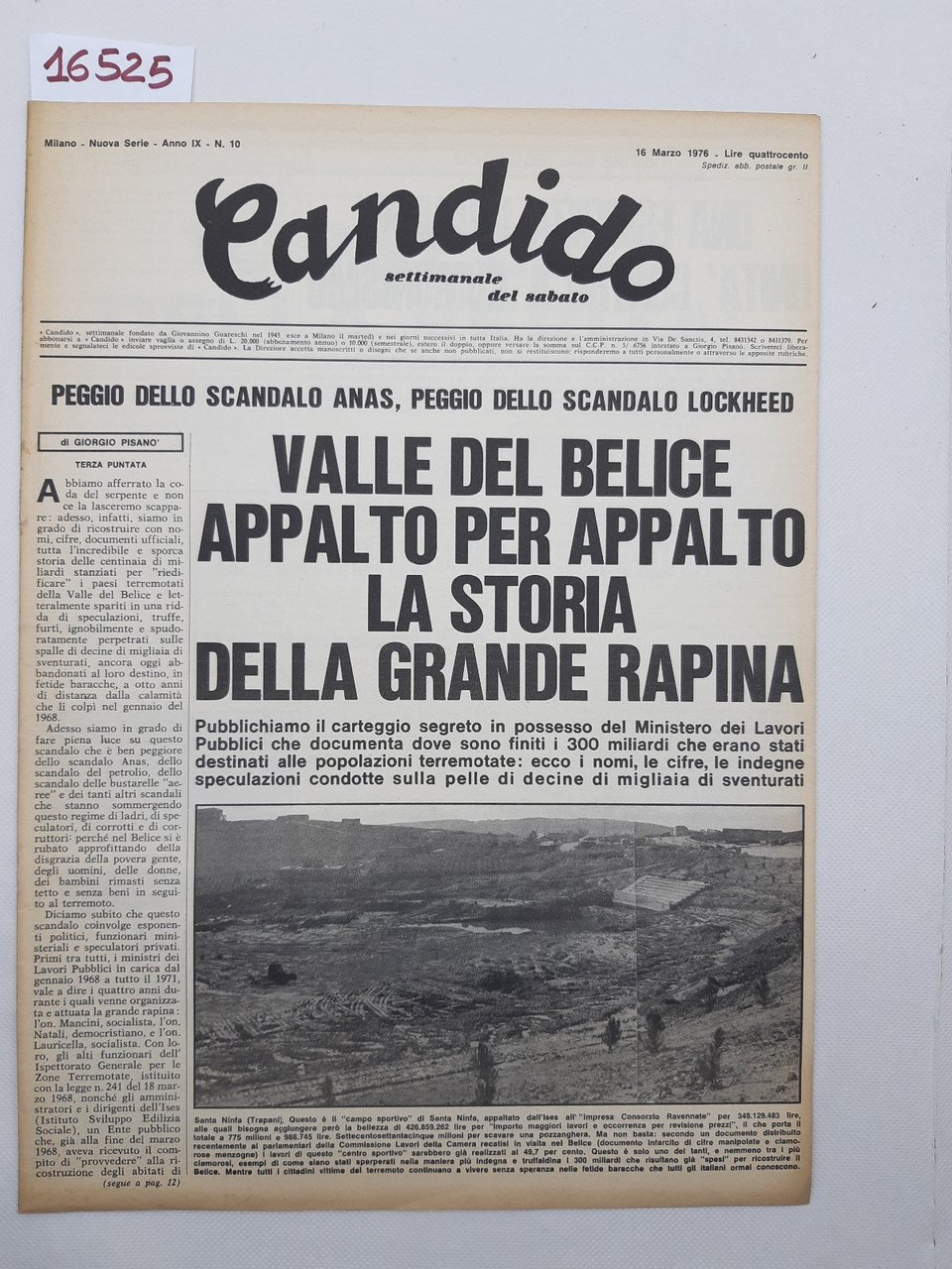 Candido settimanale del sabato numero 10 16 marzo 1976