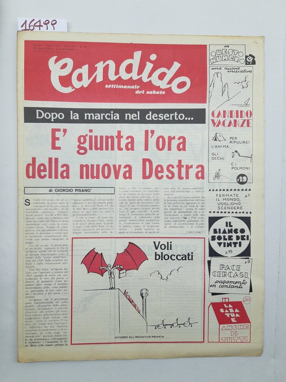 Candido settimanale del sabato numero 12 29 marzo 1979