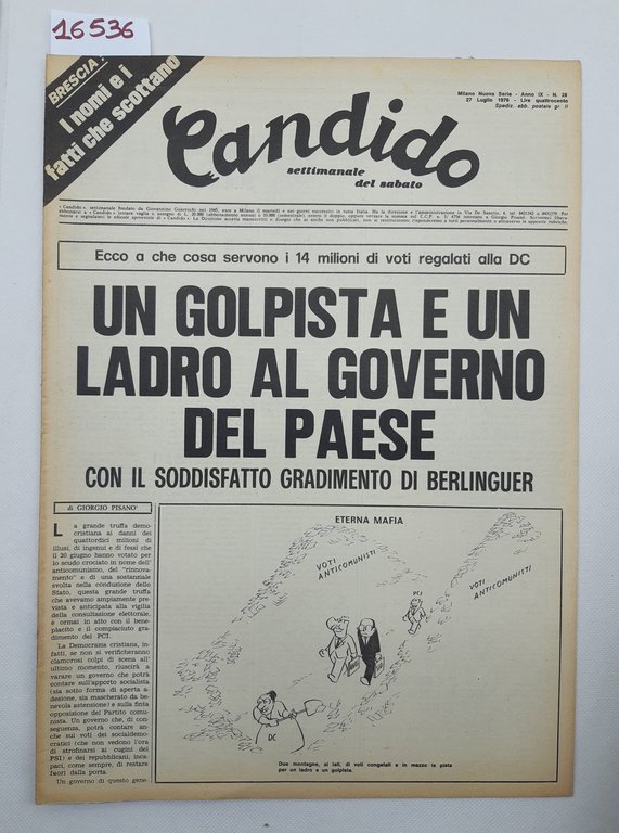 Candido settimanale del sabato numero 28 27 luglio 1976