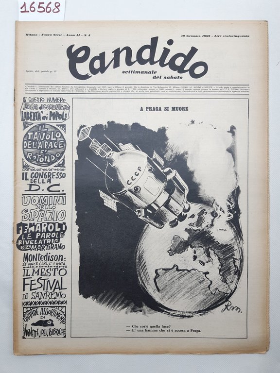 Candido settimanale del sabato numero 5 30 gennaio 1969