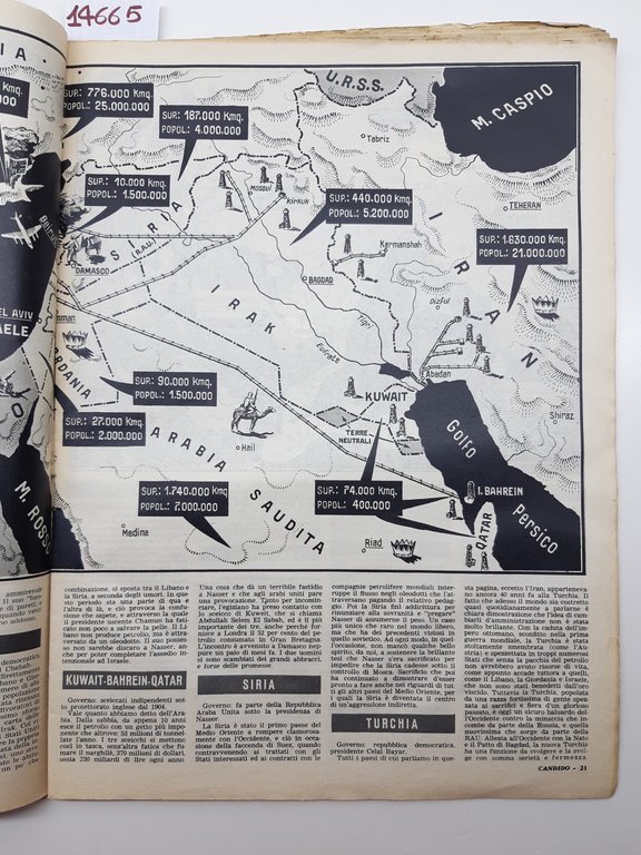 Candido settimanale di attualità e politica numero 46 1958