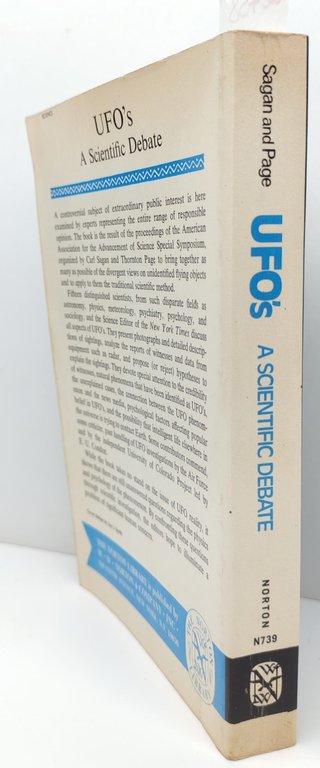 Carl Sagan e Thornton Page Ufos a scientific debate Norton …