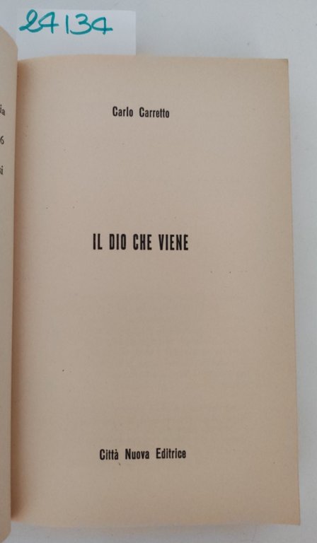Carlo Carretto Il Dio che viene Città Nuova 1971 21° … | Immagine Gallery 3