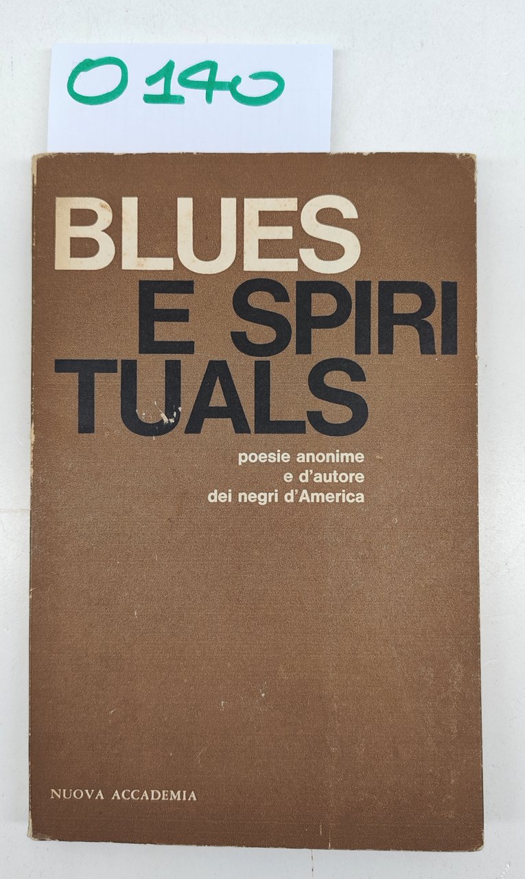 Carlo Izzo Blues e spirituals Nuova Accademia 1963