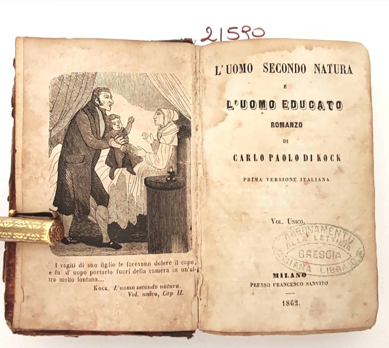 Carlo Paolo di Kock L'uomo secondo natura e l'uomo educato …