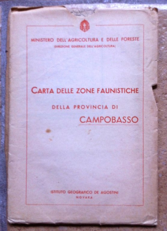 CARTA DELLE ZONE FAUNISTICHE DELLA PROVINCIA DI CAMPOBASSO