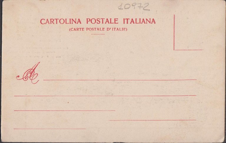 Cartolina Nave da battaglia di 1° classe Re Umberto nvg …