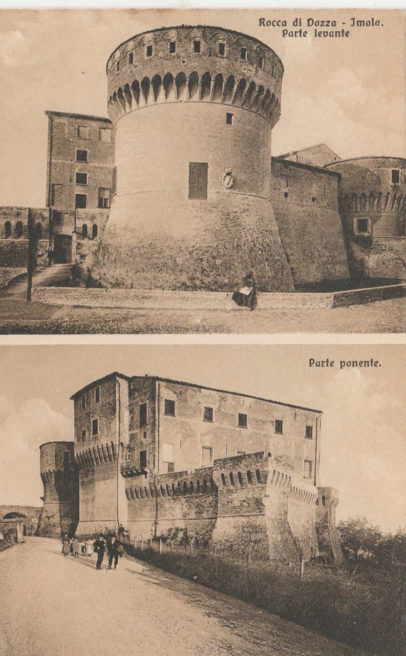 Cartolina Rocca di Dozza Imola Bologna nvg animata
