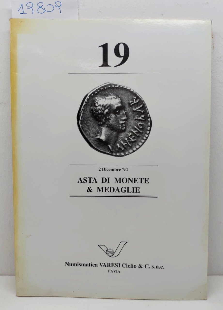 Catalogo Numismatica Varesi asta di monete medaglie N. 19 dicembre … | Immagine principale