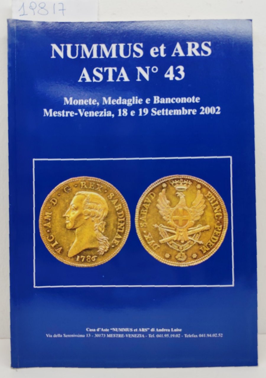 Catalogo Nummus ed Ars asta n 43 monete medaglie e …