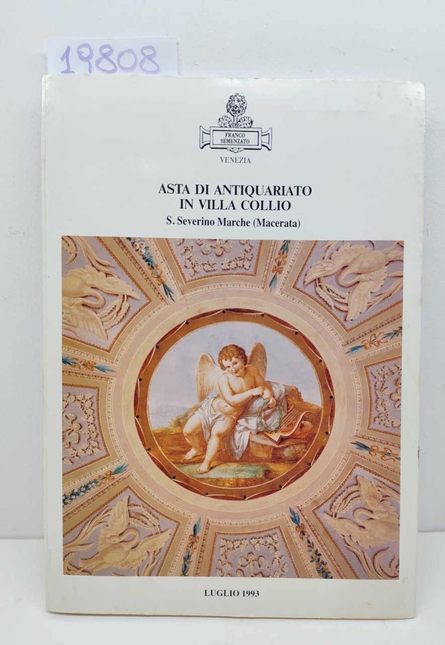 Catalogo Semenzato luglio 1993 asta di antiquariato in villa Collio …