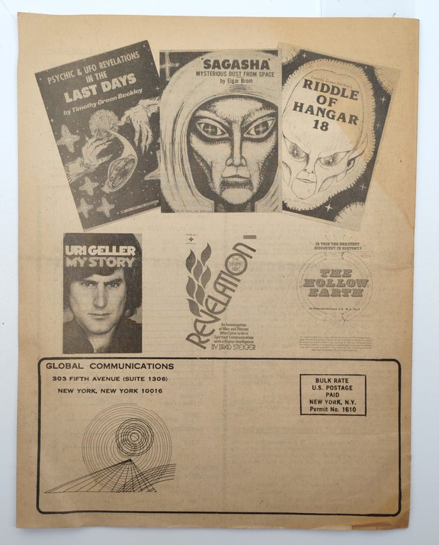 Catalogo UFO Esoterismo 1981 Global Communications Timothy G. Beckley | Immagine Gallery 2