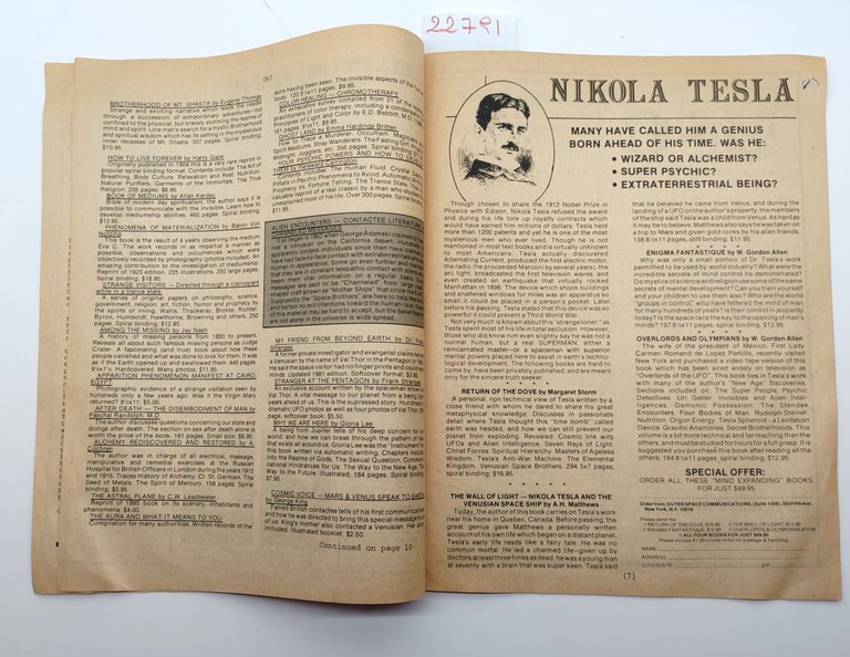 Catalogo UFO Esoterismo 1981 Global Communications Timothy G. Beckley | Immagine Gallery 4