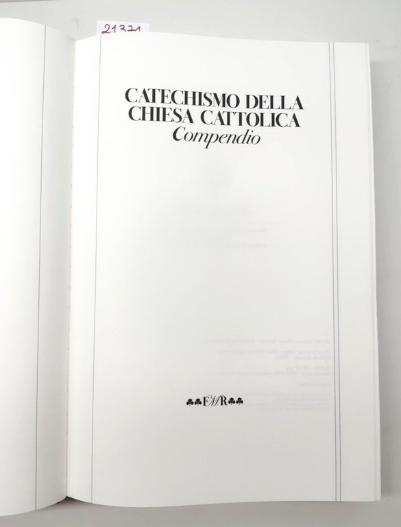 Catechismo della chiesa cattolica compendio Franco Maria Ricci 2005 Libreria …