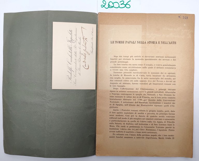 Cecchetelli Ippoliti Estratto Le tombe papali nella storia e nell'arte …