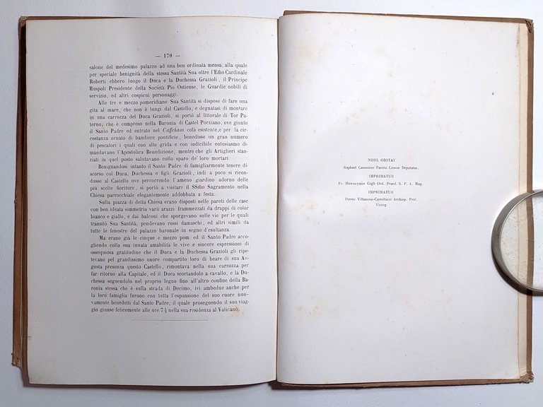 Cenni storici sulla Baronia di Castel Porziano proprietà di sua …