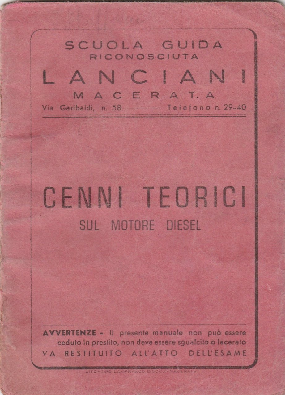 Cenni Teorici Sul Motore Diesel Scuola Guida Lanciani Macerata Senza …