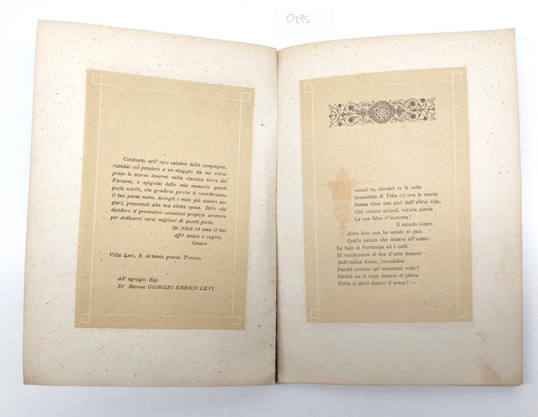 Egitto Impressioni Di Cesare Augusto Levi Venezia Tipi Kirchmayr E …