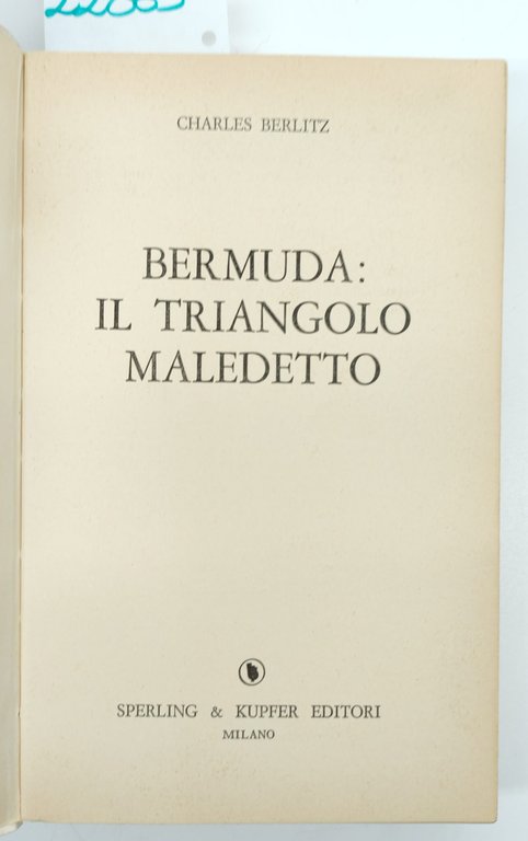 Charles Berlitz Bermuda: Il triangolo maledetto Sperling e Kupfer 8° … | Immagine Gallery 2