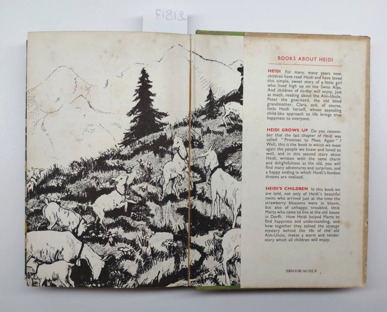 Charles Tritten Heidi grows up illustrated Pelagie Doane Collins 1971