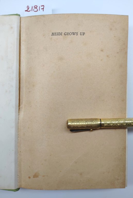 Charles Tritten Heidi grows up illustrated Pelagie Doane Collins 1971