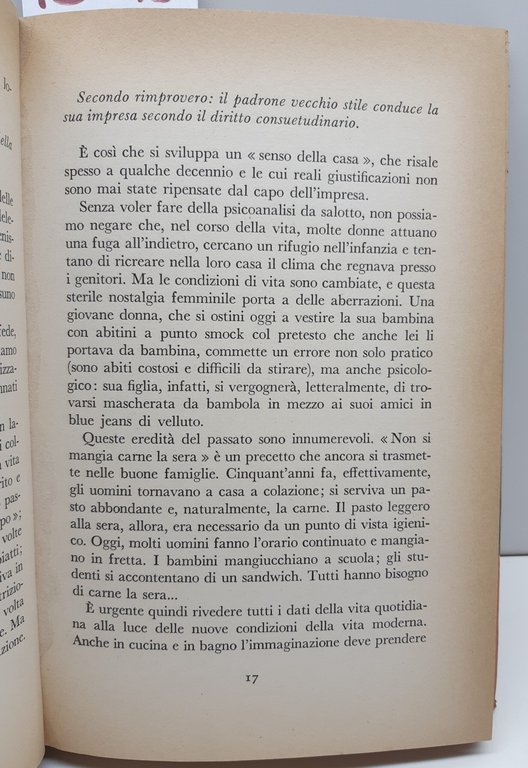 Christiane Collange La signora e il management Garzanti 1° edizione …