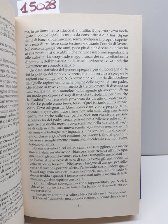 Christopher Reich Il conto cifrato Mondadori 1° edizione 1999