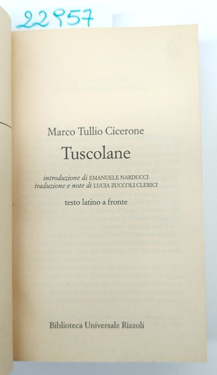 Cicerone Tuscolana BUR Rizzoli 1° edizione 1996 | Immagine Gallery 2