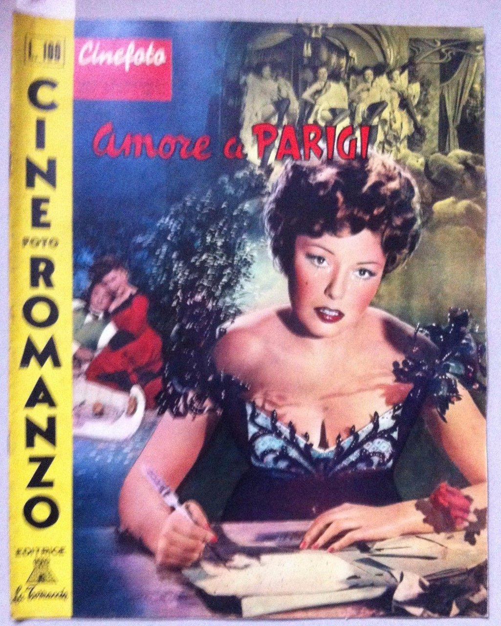 Cinefoto Romanzo Amore A Parigi Con Claudine Dupuis, Philippe Lemaire …