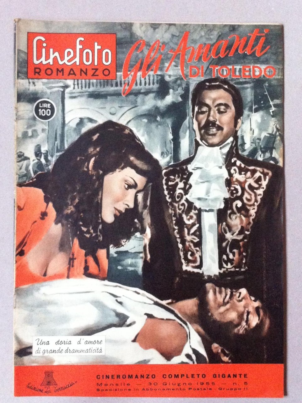 Cinefoto Romanzo Gli Amanti Di Toledo Con Alida Valli, Pedro …