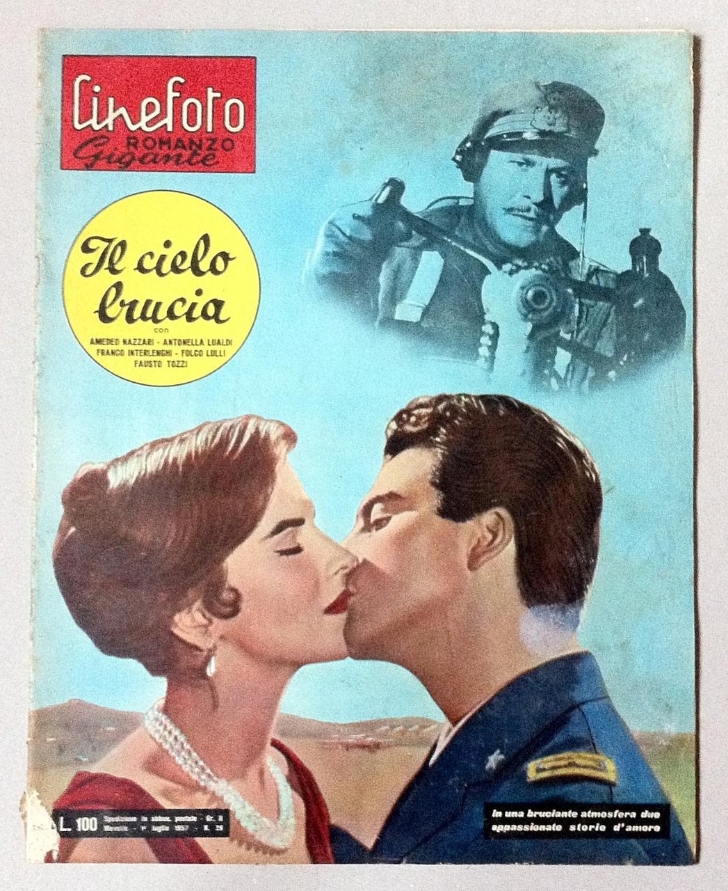 Cinefoto Romanzo Il Cielo Brucia Con Amedeo Nazzari, Antonella Lualdi, …