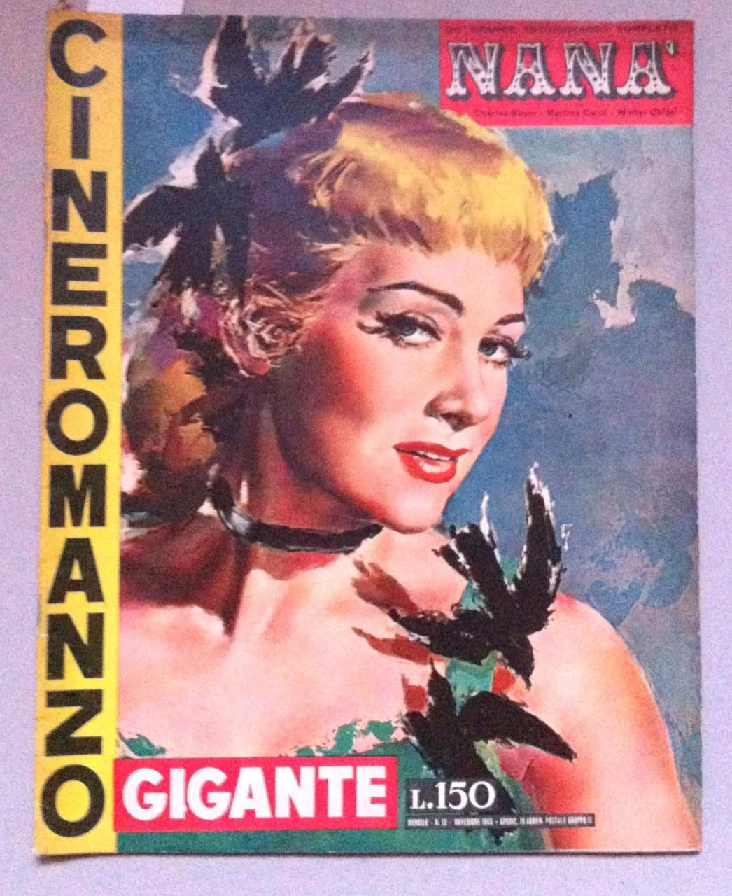 Cineromanzo NANA' CON CHARLES BOYER, MARTINE CAROL, WALTER CHIARI 1955