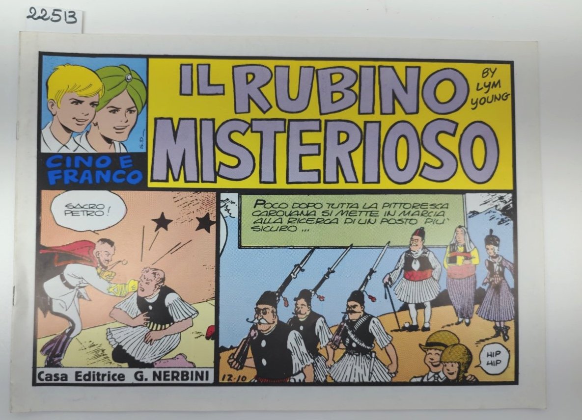 Cino e Franco Il Rubino misterioso Nerbini ristampa anastatica